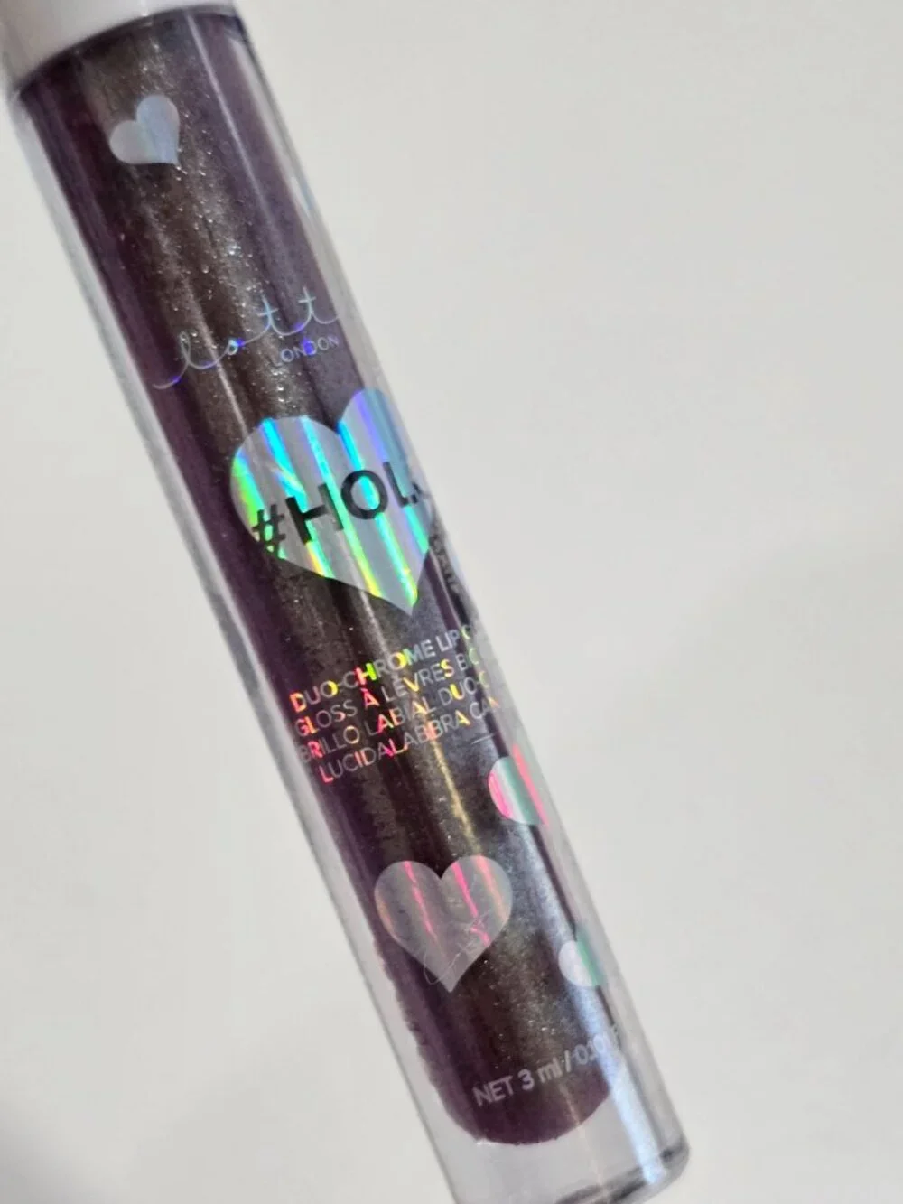 Lottie London ✦ #HOLO Duo‑Chrome Lip Gloss ✦ Shimmering Color‑Shift Lightweight
